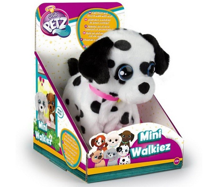 Щенок Mini Walkiez Dalmatian из серии Club Petz интерактивный, ходячий, со звуковыми эффектами  